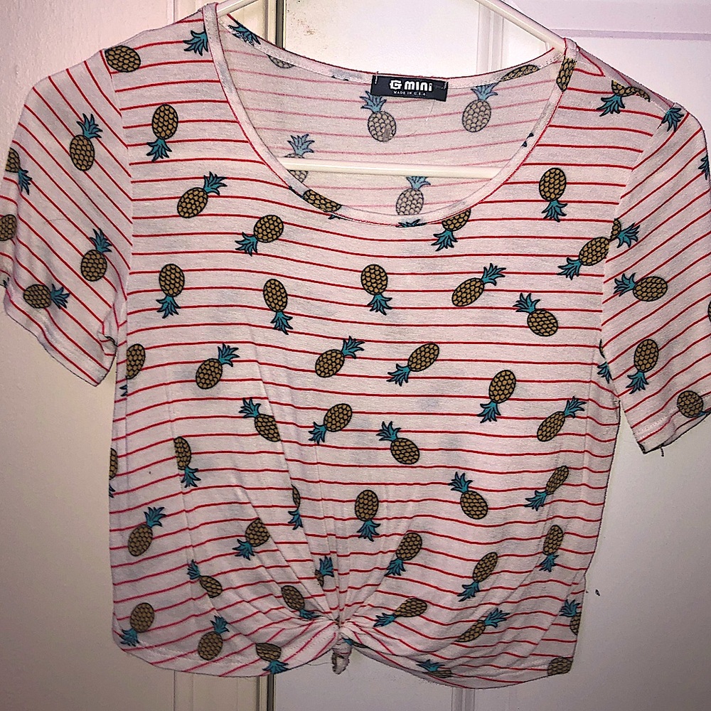 Pineapple crop top